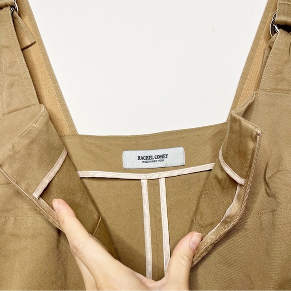 Rachel Comey Front Zip Cotton Utility Jumpsuit Overalls - Picture 8 of 9